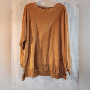 Aerie Shirt, Long Sleeved, Oversized Fleece Pullover Shirt, Size XL